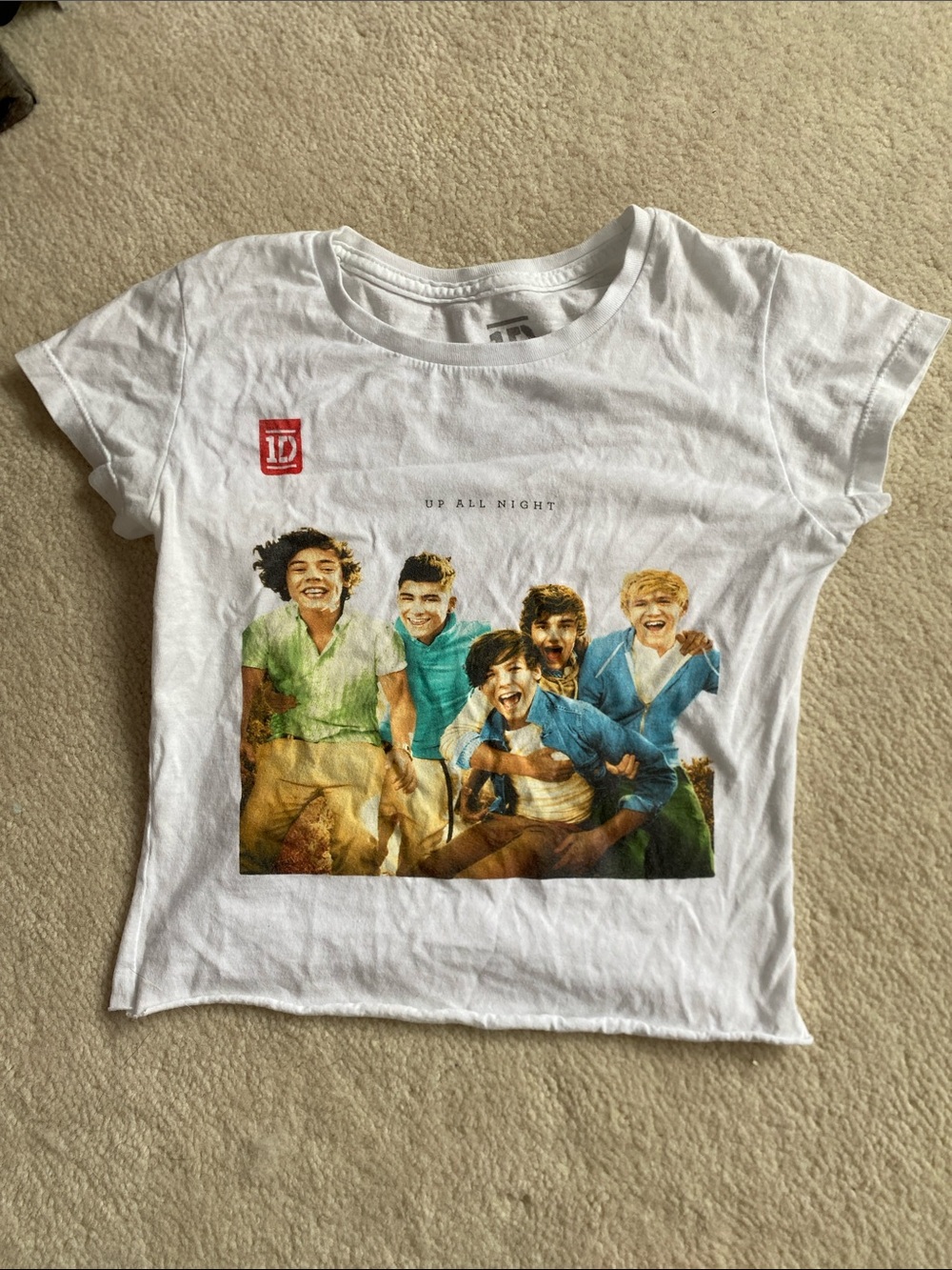 One Direction White Up All Night Band Tee